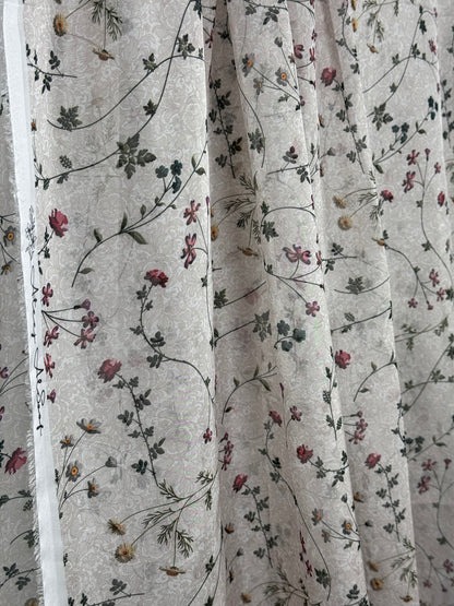 Little flowers - Chiffon Silk