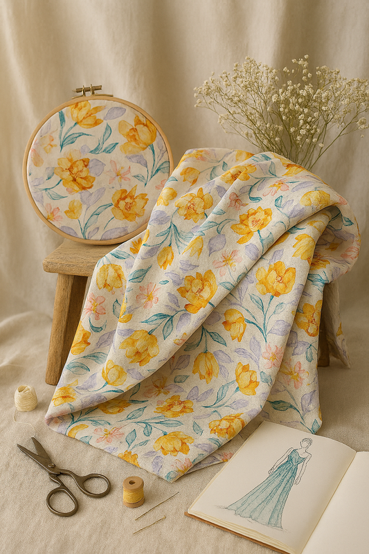 Orange Tulip Bow Knot